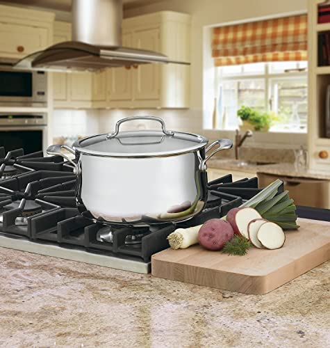 6-Quart Stainless Saucepot with Glass Cover Q894