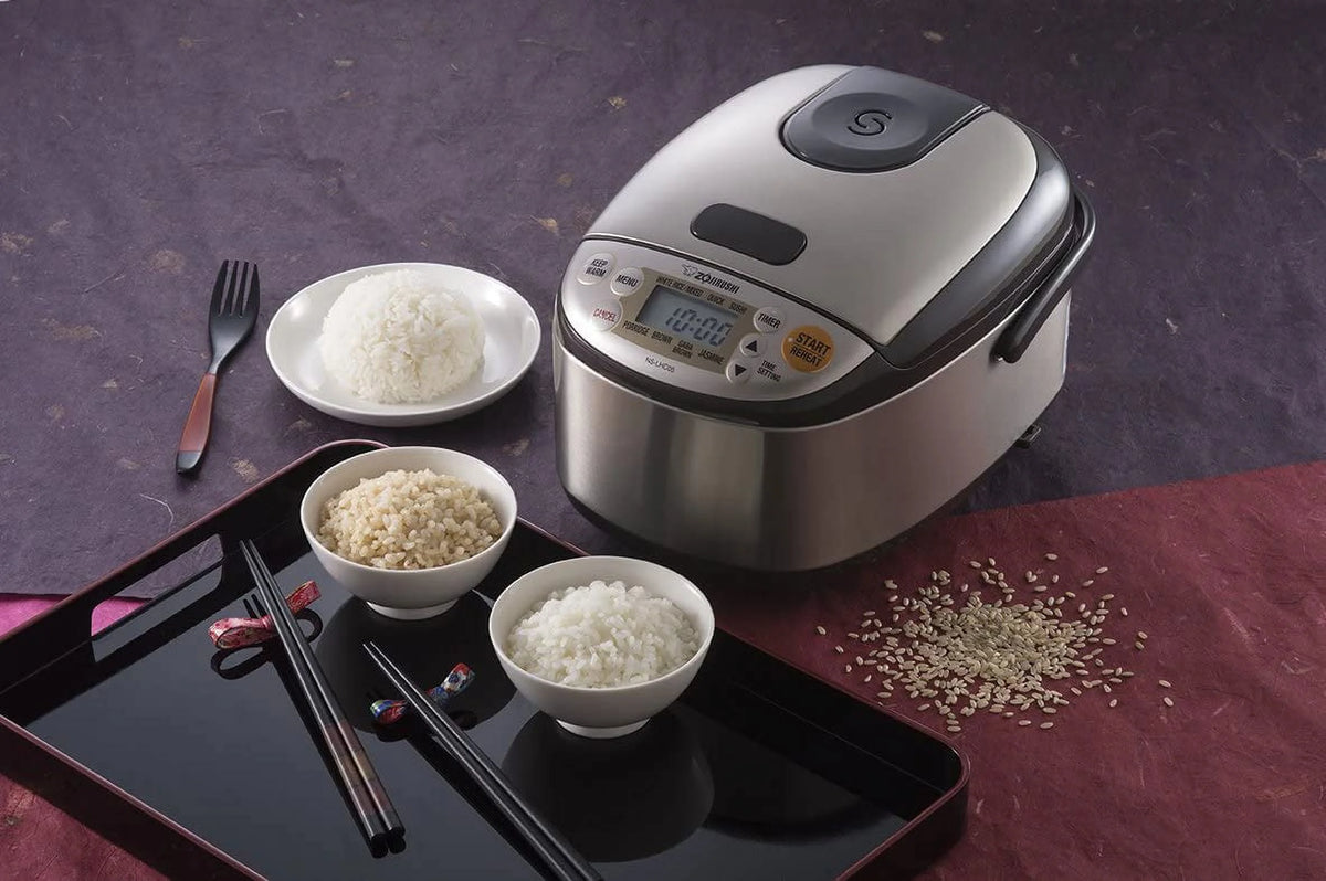 Stainless Dark Brown Rice Cooker & Warmer S74942