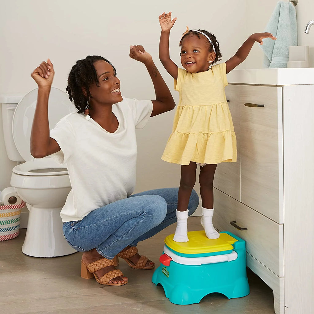 Blue 3-in-1 Potty Chair Toilet Trainer Step Stool G168