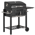 Black Charcoal BBQ Grill R207
