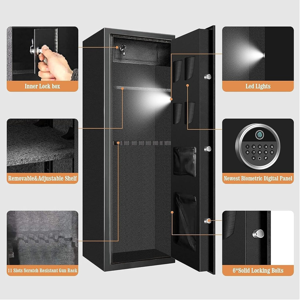 Extra Large Heavy Duty Gun Safe with Removable Gun Rack R3473
