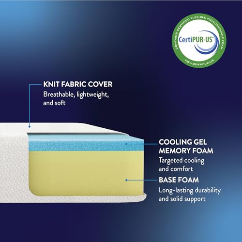 5 Inch Memory Foam Mattress, Twin Q585