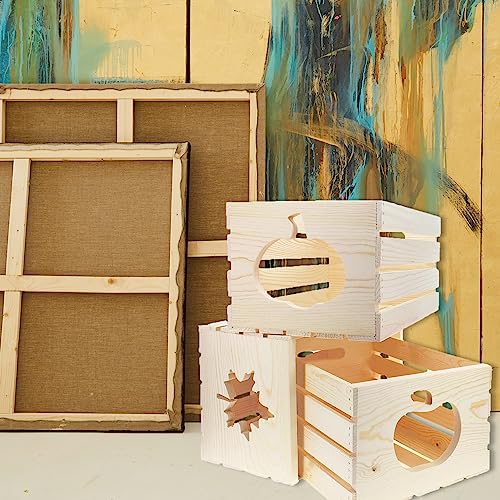 Unfinished Wood Crate, 18" x 12.5" x 9.5" X258962