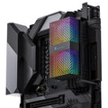 Black Desktop Memory Cooler with Dual Fans A777