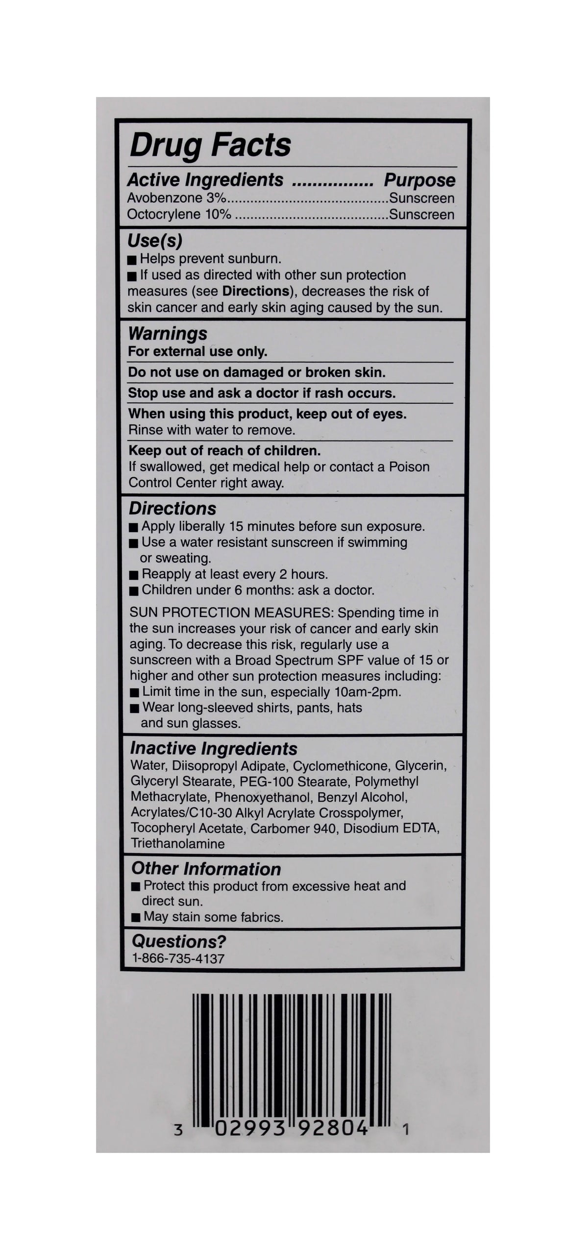 Daily Facial Moisturizer SPF 15 4 oz (Pack of 2) O431