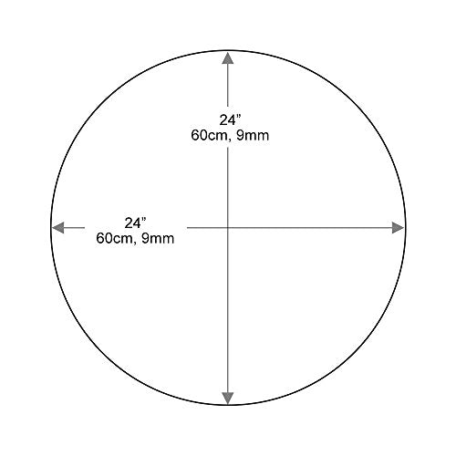 22" Round Tempered Glass Table Top P300