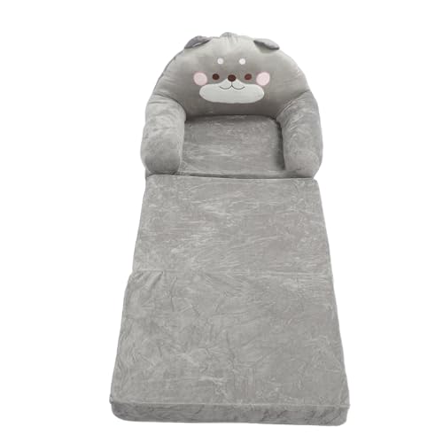 Grey Kids Folding Sofa N2837