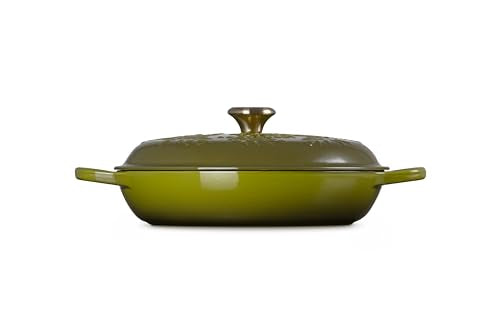 Enameled Cast Iron Braiser, 3.5 qt., Artichaut H3965