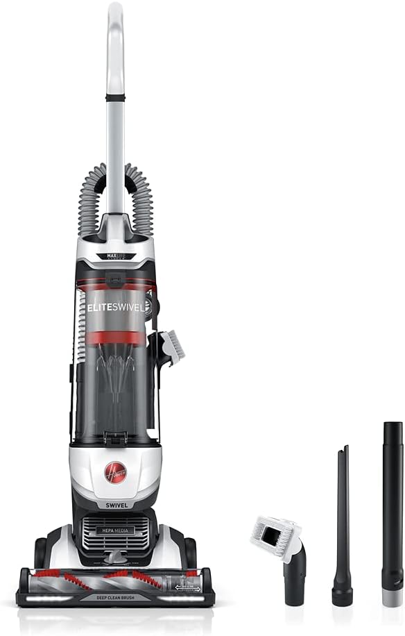 Grey Bagless Upright Vacuum Cleaner with HEPA Media Filtration S549