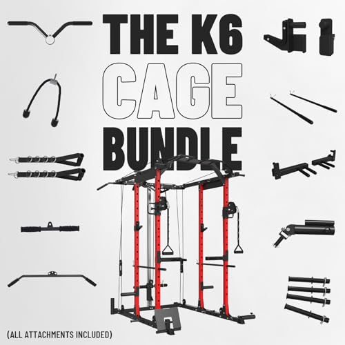 Power Cage with Cable Crossover System for Home Gym E9847