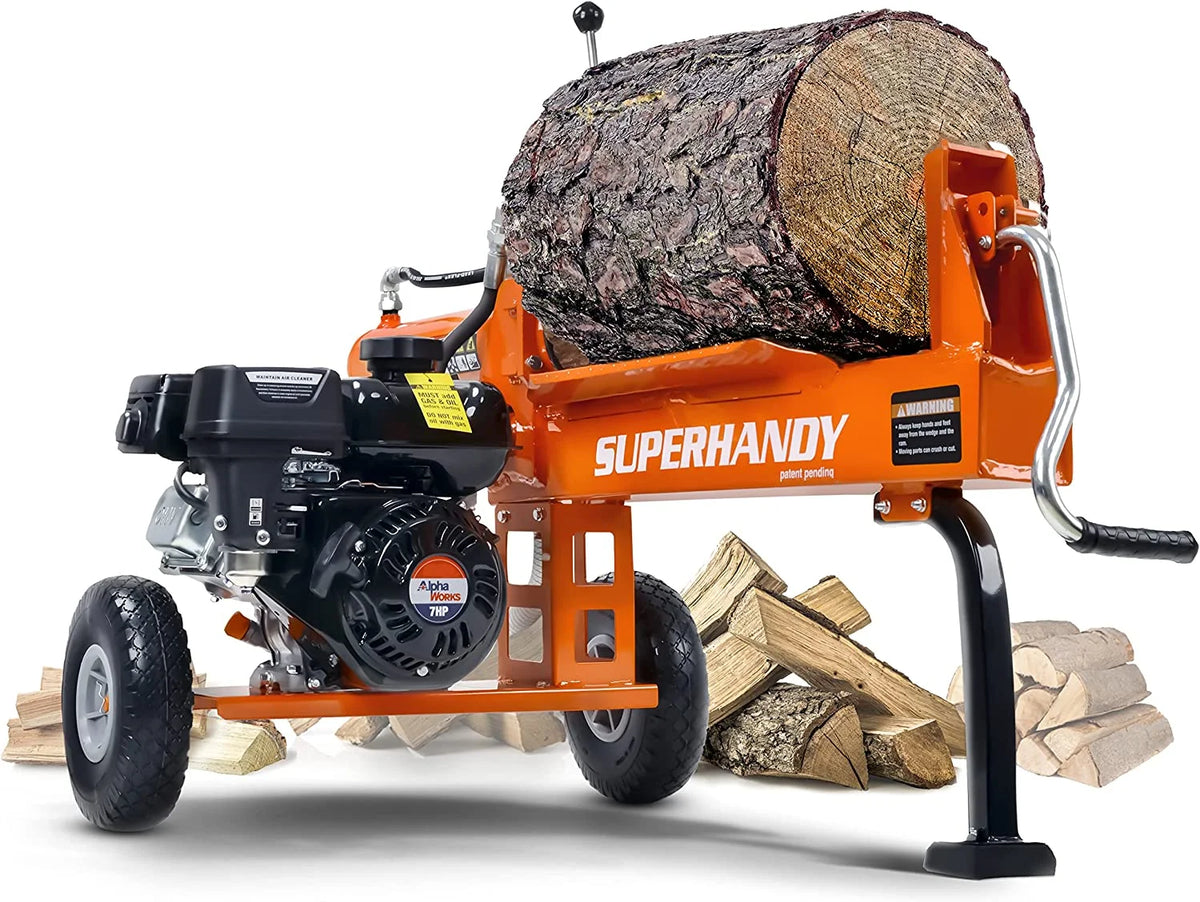 7HP 212CC 20 Ton Hydraulic Gas Log Splitter K3927