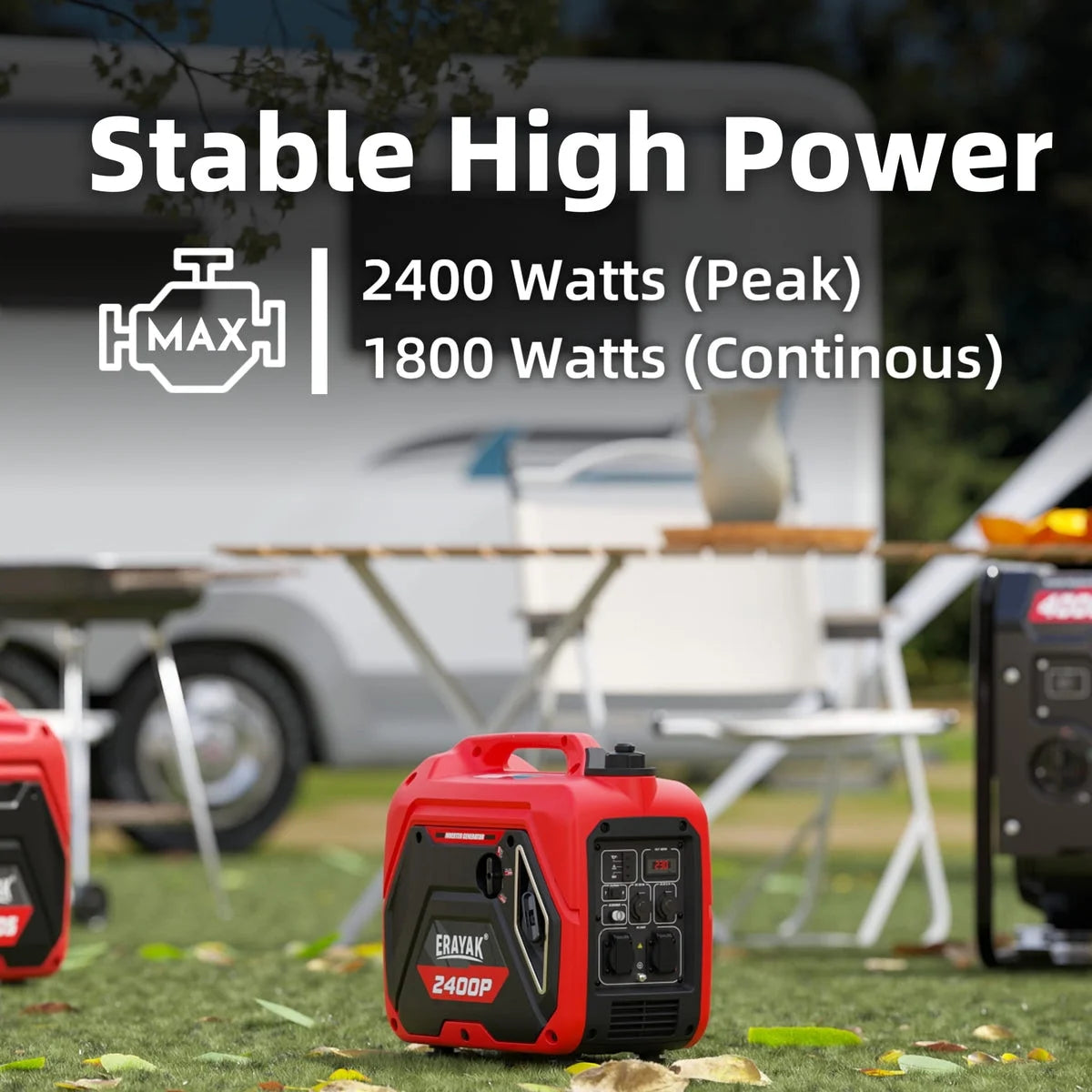 Portable Inverter Generator 2400W Gasoline U543877