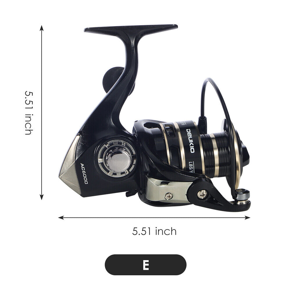 Metal Spinning Fishing Reel 5.2:1 B381