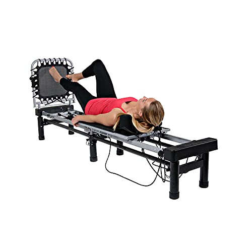Black Pilates Reformer Workout Machine S5475