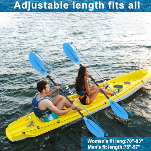 4 Piece Telescopic Kayak Paddle J2716