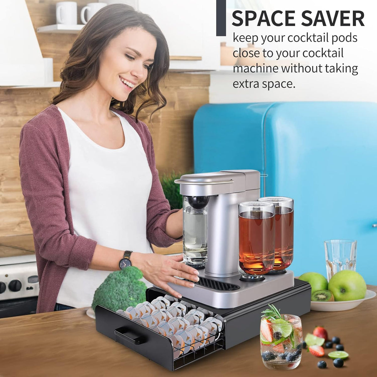 Pod Holder for Cocktail Capsules (40 pods) J601