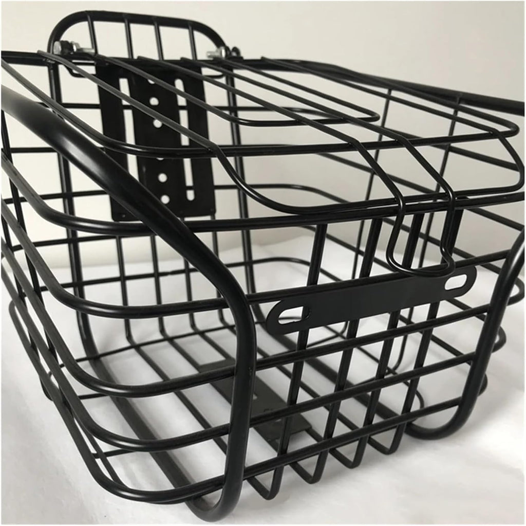 Large-Capacity Metal Bike Basket with Cover L4528