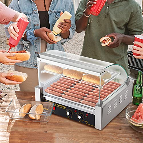 Stainless Steel Hot Dog Roller with 5 Rollers I264