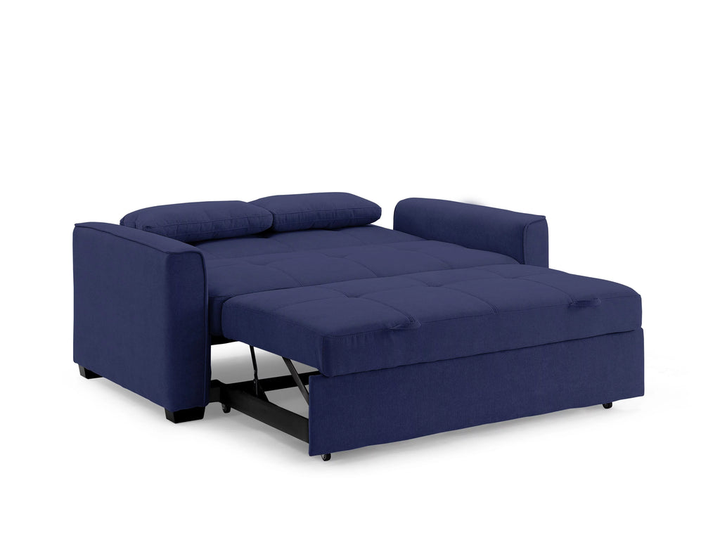 Navy Chenille Sleeper Sofa P285293