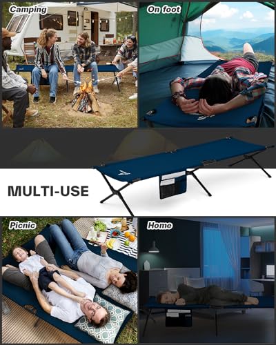 78.3"x28.7"x14.6" Heavy Duty Folding Camping Cot T1063