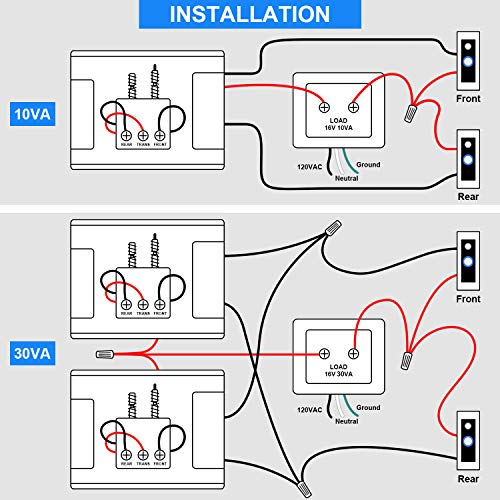 16V 30VA Wired Doorbell Transformer Y184