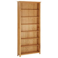 Solid Oak Wood 7-Tier Bookcase U564