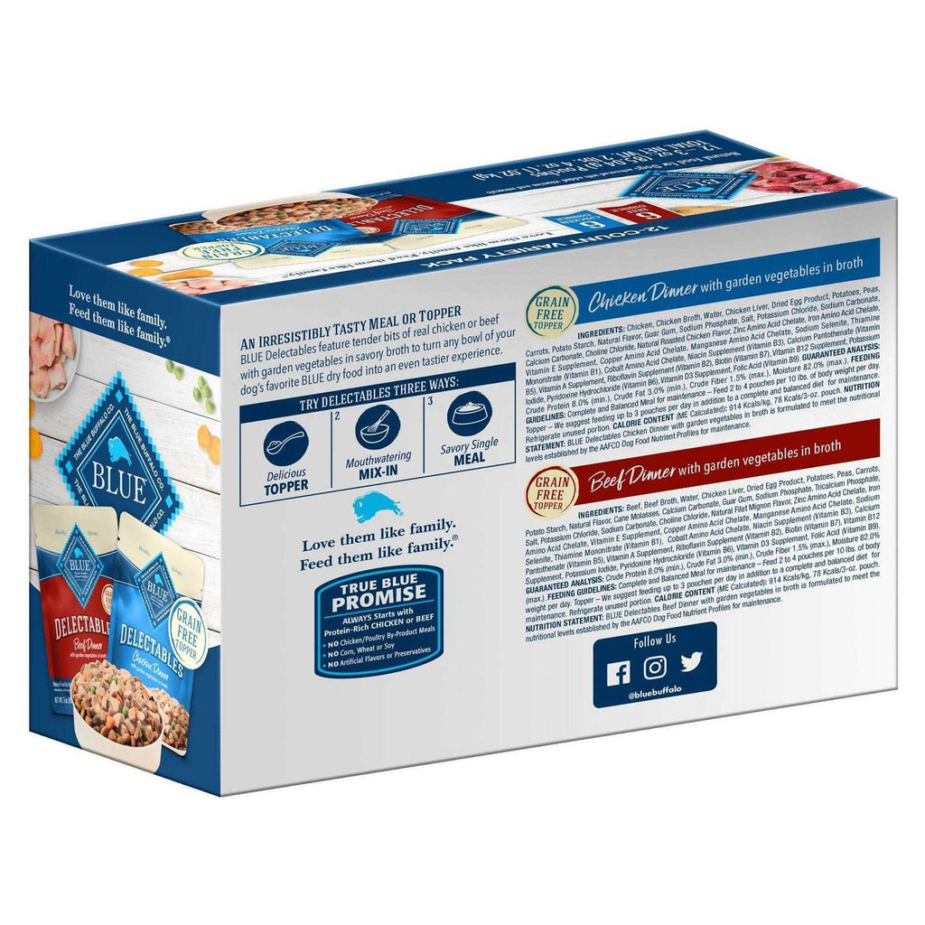 Natural Wet Dog Food Topper Variety Pack G6444