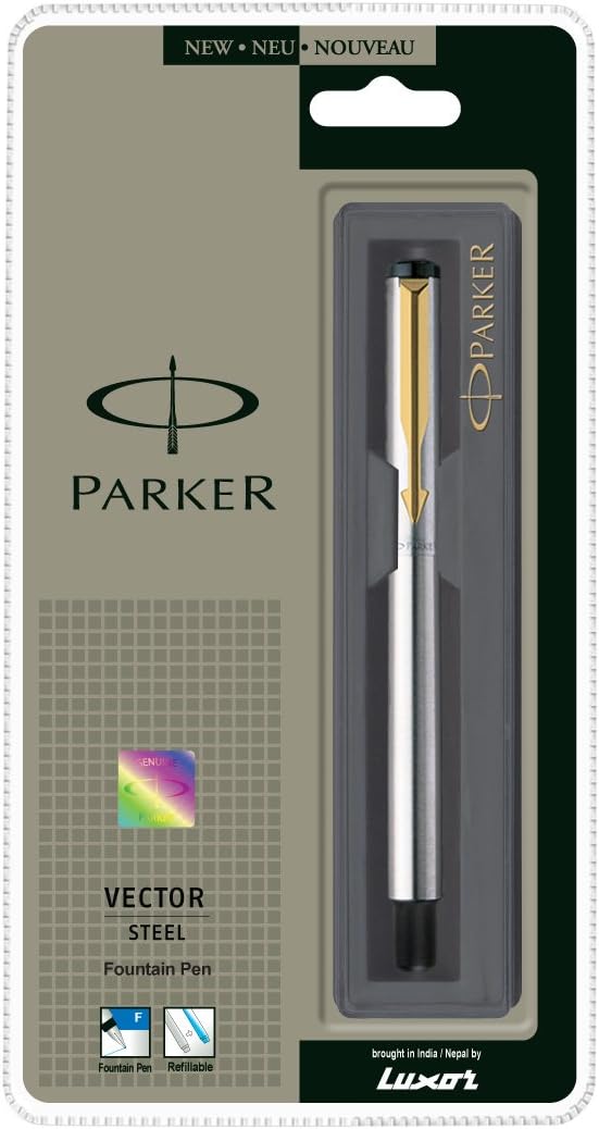 Stainless Steel Fountain Pen - Fine Nib N401