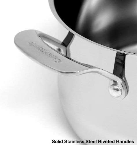 6-Quart Stainless Saucepot with Glass Cover Q894