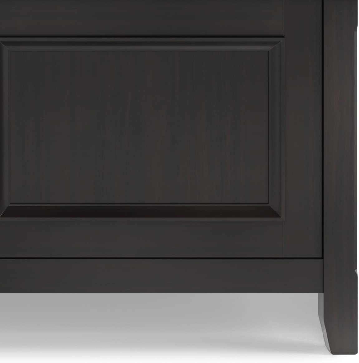 72 inch Solid Wood Media Stand, Hickory Brown R99664