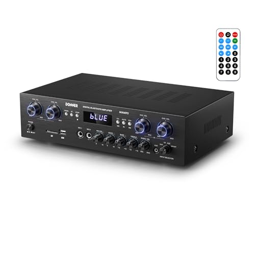 Bluetooth 5.0 Stereo Audio Amplifier Receiver, 4 Channel 440W Peak Power G677511