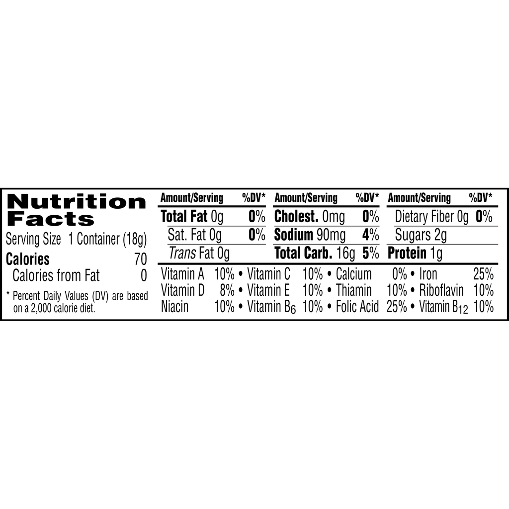 0.63-Ounce Cups Toasted Cereal (Pack of 96) O22560