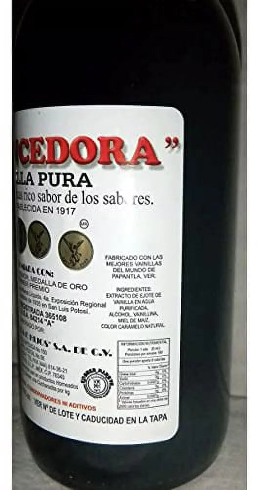 31oz Pure Mexican Vanilla Extract 2 Glass Bottles T317118
