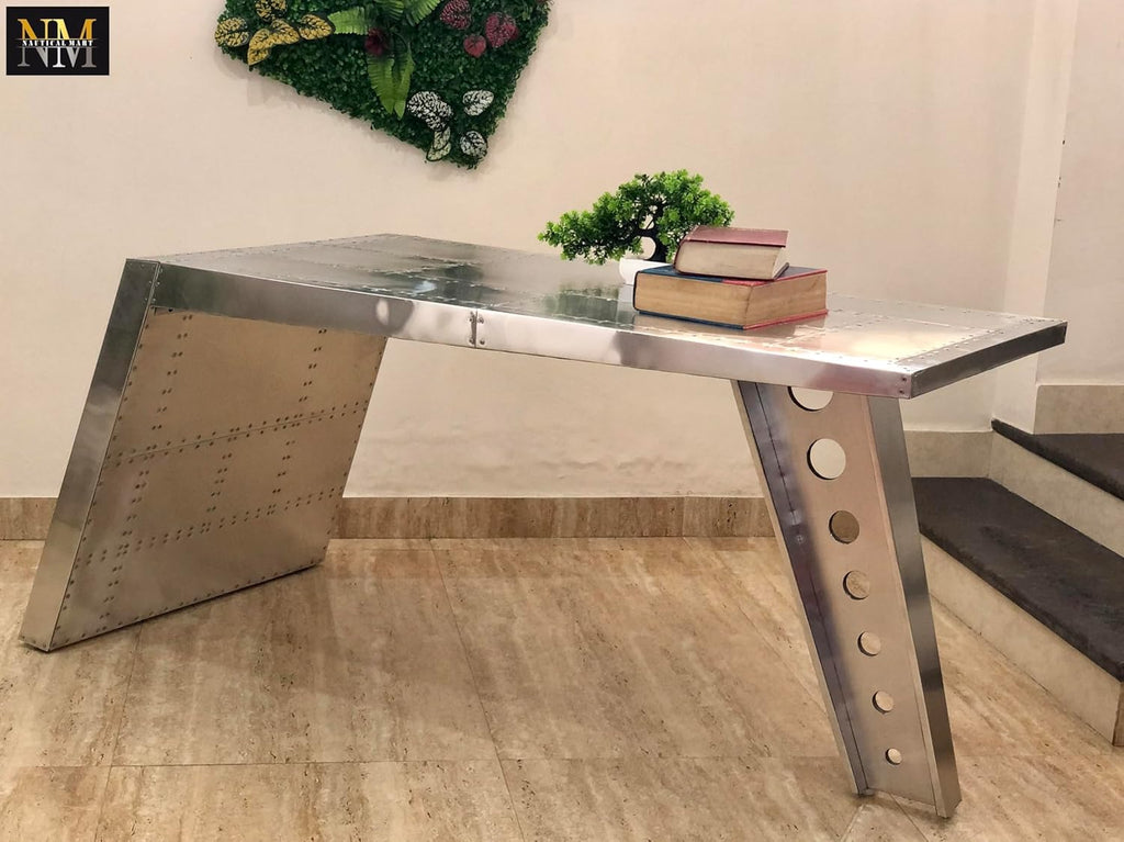 Silver Aluminum Desk I618047