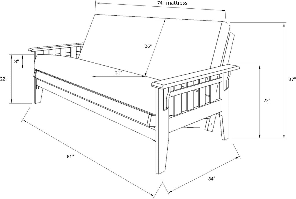 Full Size Futon Set D540