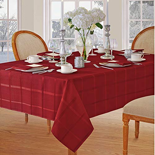 70 Inch Round Beige Polyester Tablecloth A8692
