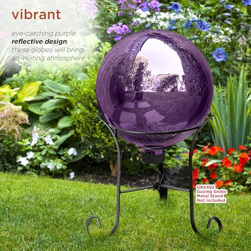 10" Diameter Blue Glass Gazing Globe N924620