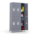 9 Door Steel Storage Locker (Black) T1037