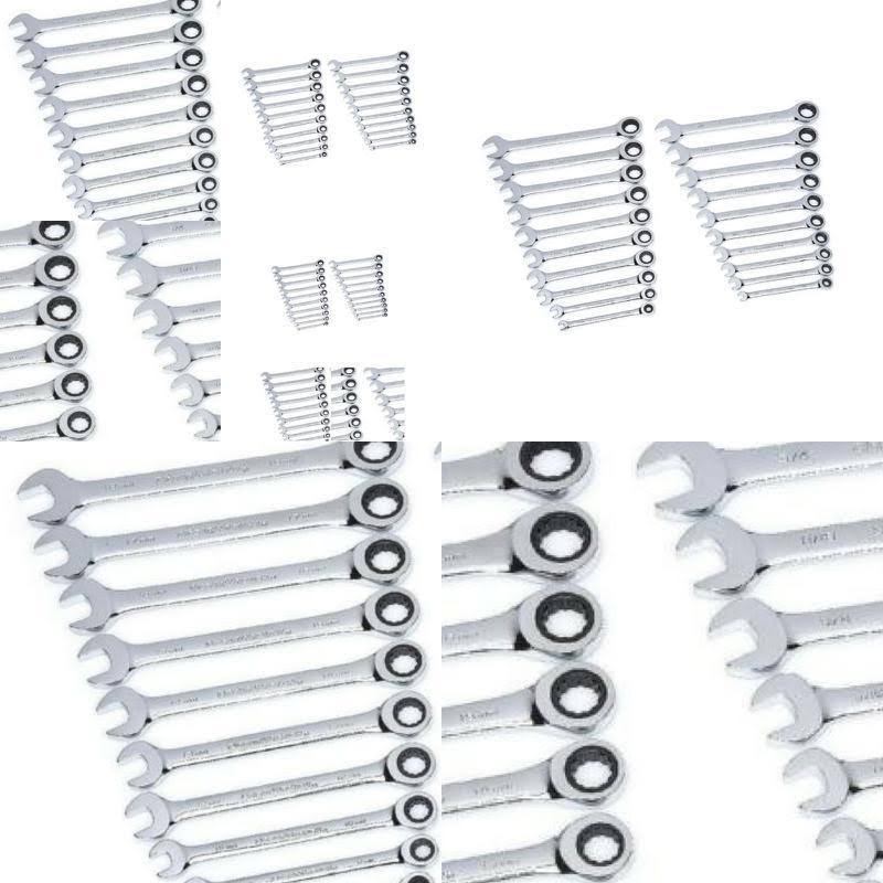 20-Piece Ratcheting Wrench Set SAE and Metric L10059