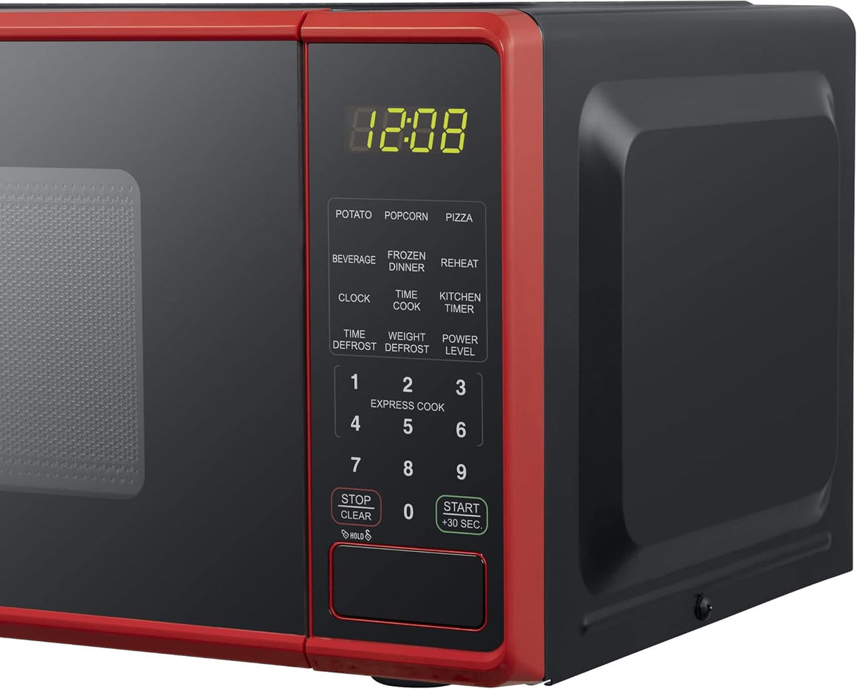 Compact Countertop Microwave Oven 0.7 Cu. Ft. 700-Watts with LED Digital Display O892575