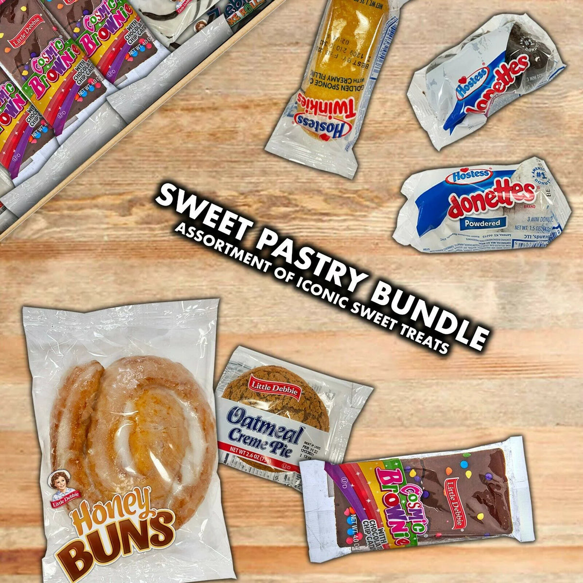 20 Snack Variety Assortment of Cookies, Cakes, Brownies, Cupcakes N50801