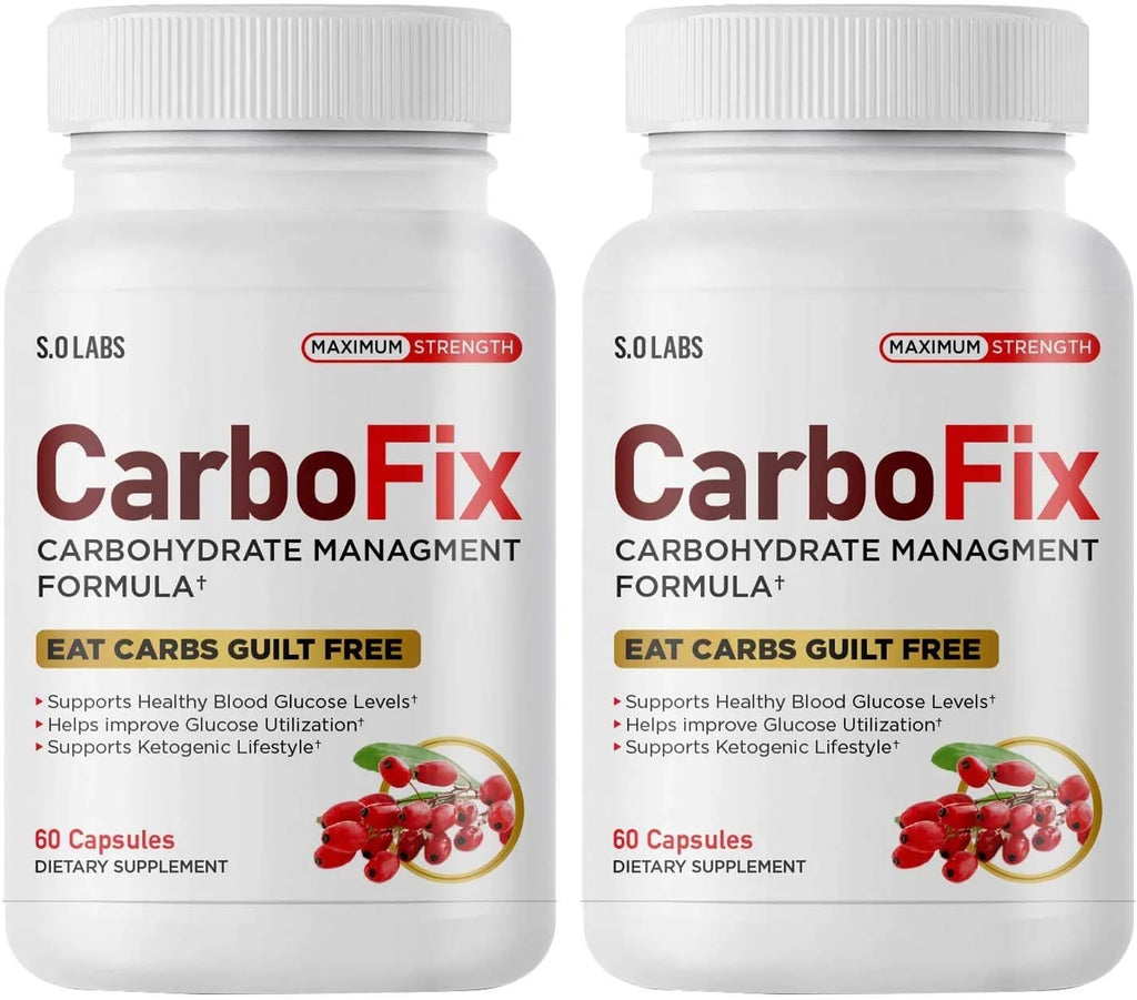 (2 Pack) Carbofix Pills Supplement (120 Capsules) C3796