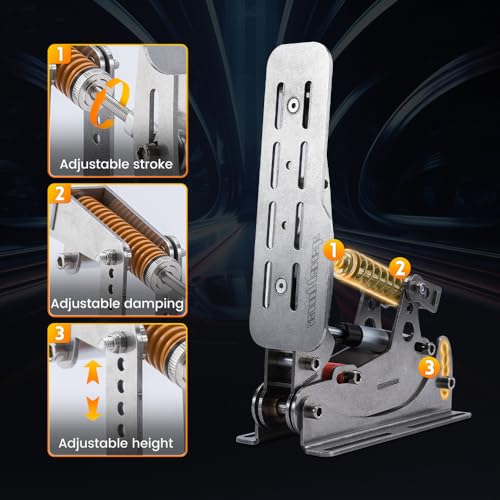 PRO Pedals Sim Racing Pedals PC Racing Simulator Pressure Sensor Load Cell HE Hydraulic Pedal J8002