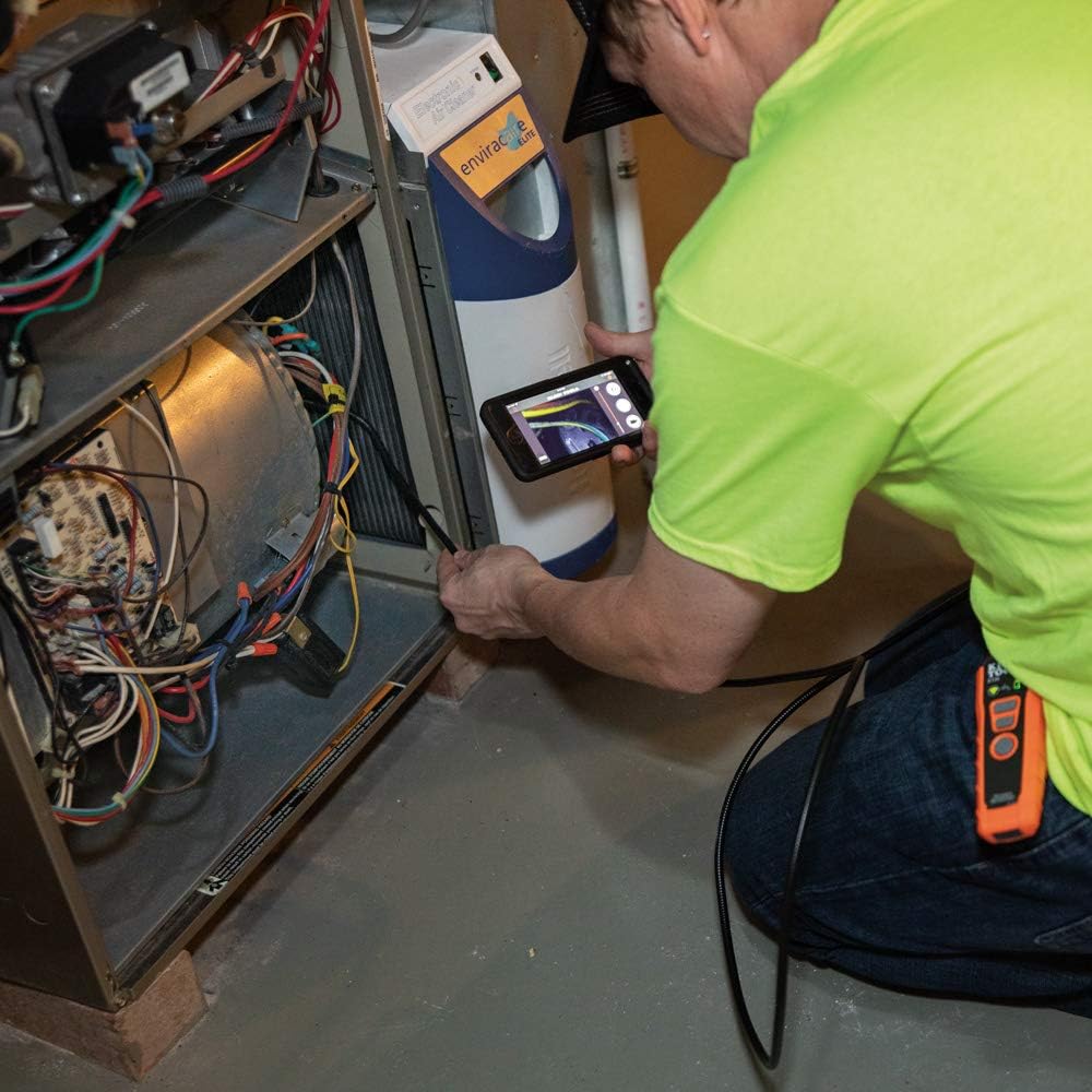 Wi-Fi Borescope Inspection Camera with Rechargeable Lithium-Ion Battery and LED Lights Y542