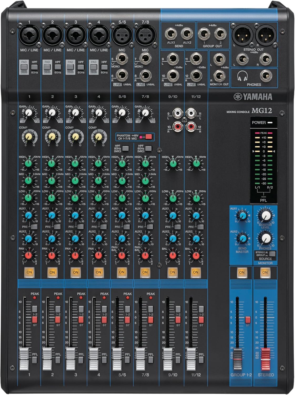 16-Input 6-Bus Mixer with Effects L50857