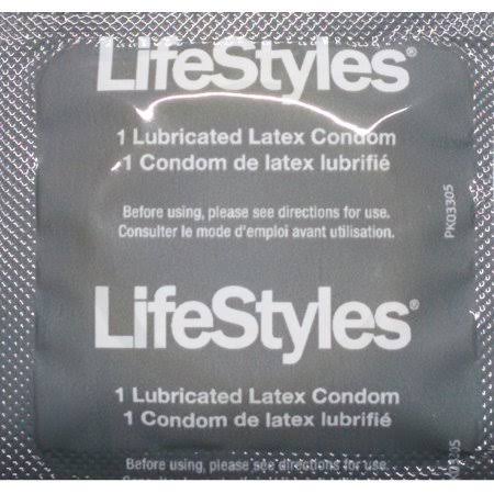 1000 per Case Lubricated Condom G645