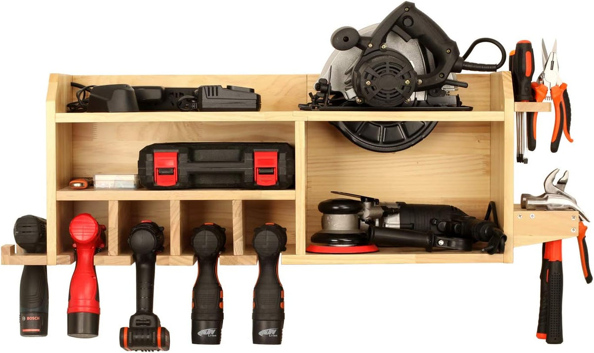Power Tool Charging Station with 5 Drill Hanging Slots Q4166