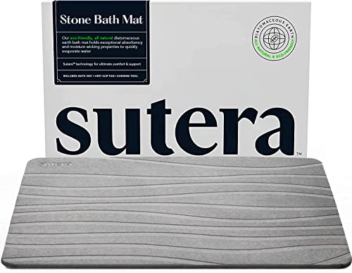 Gray Stone Bath Mat Q7448