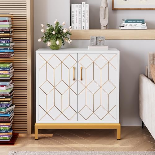 White Buffet Cabinet with Storage H506663