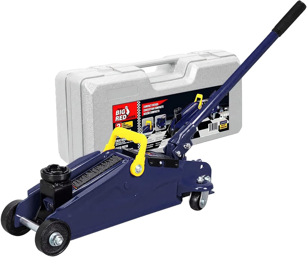 2 Ton Hydraulic Trolley Floor Jack with Carrying Case A6487